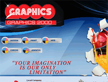 Tablet Screenshot of graphics2000.com